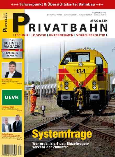 Privatbahn Magazin – Mai-Juni 2026 Cover