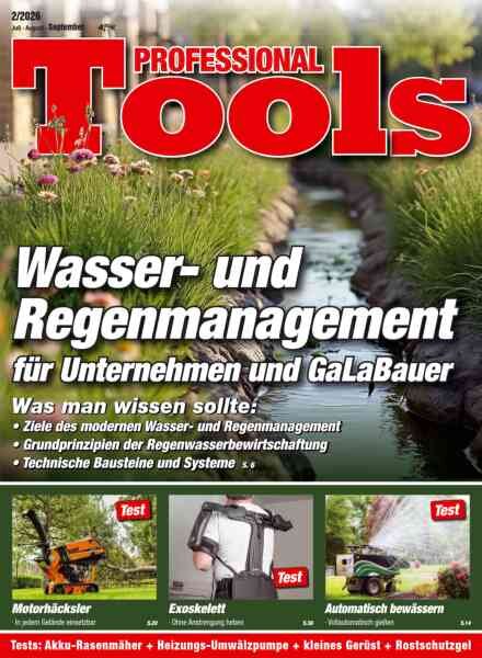 Professional Tools – Juli-August-September 2026 Cover