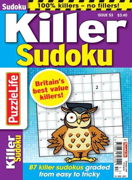 PuzzleLife Killer Sudoku – June 2026 Cover