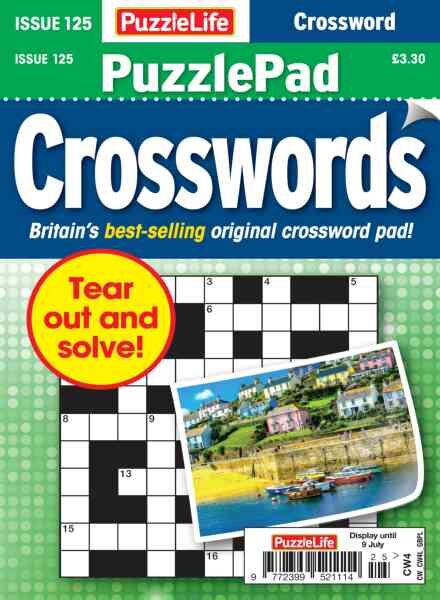 PuzzleLife PuzzlePad Crosswords – June 2026 Cover