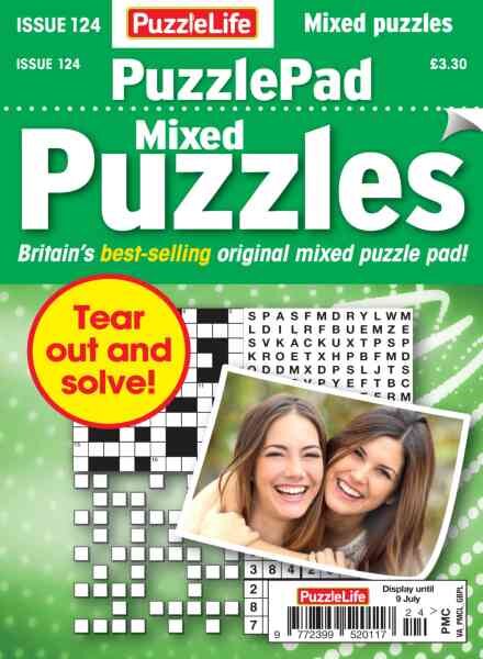 PuzzleLife PuzzlePad Puzzles – June 2026 Cover