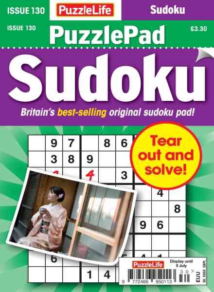 PuzzleLife PuzzlePad Sudoku – June 2026 Cover