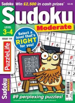 PuzzleLife Sudoku Moderate – June 2026