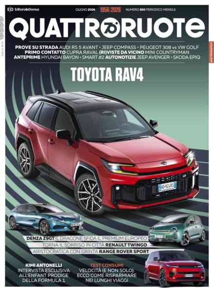 Quattroruote Italia – Giugno 2026 Cover