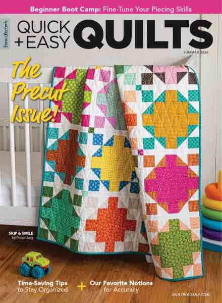 Quick+Easy Quilts – Summer 2026 Cover