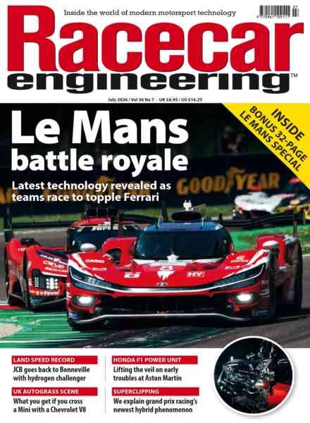 Racecar Engineering – July 2026 Cover