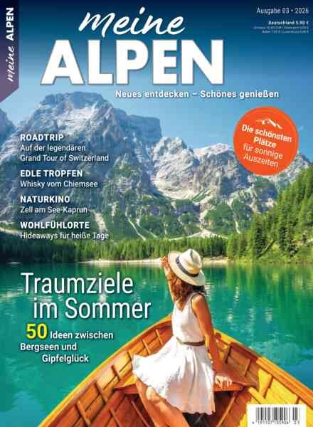Reisewelt Alpen Magazin – Ausgabe 3 2026 Cover