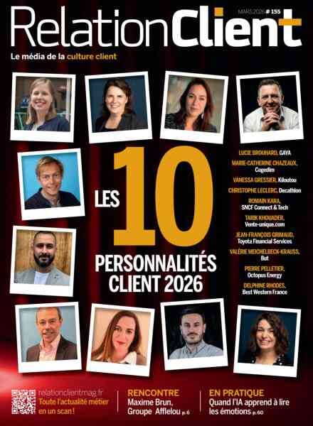 Relation Client Magazine – Mars 2026 Cover