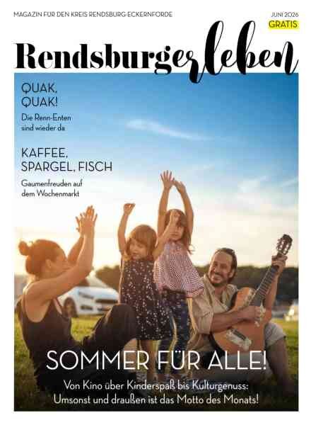 RENDSBURGerLEBEN – Juni 2026 Cover