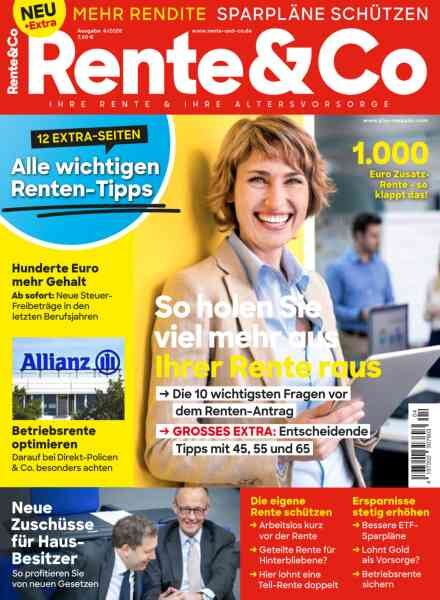 Rente & Co – Ausgabe 4 2026 Cover