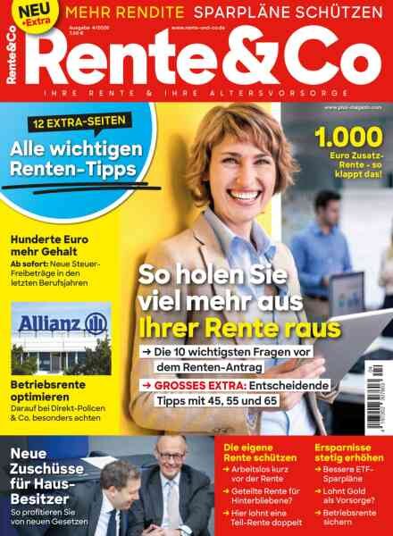 Rente & Co – Juni 2026 Cover