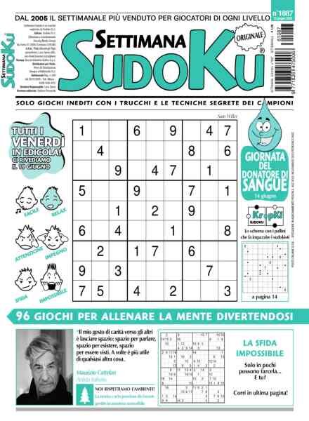 Settimana Sudoku – 12 Giugno 2026 Cover