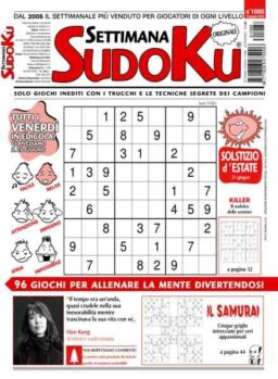Settimana Sudoku – 19 Giugno 2026