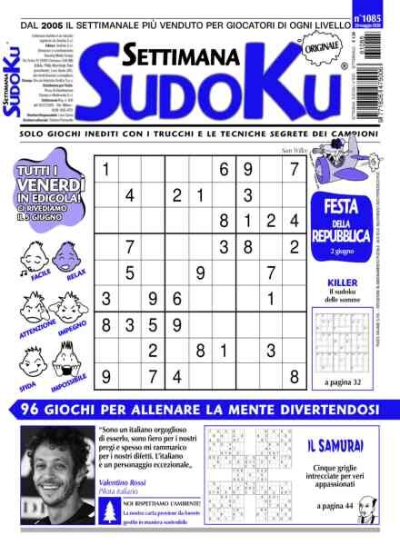 Settimana Sudoku – 29 Maggio 2026 Cover