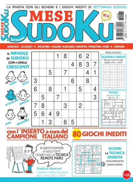 Settimana Sudoku Mese – Giugno 2026 Cover