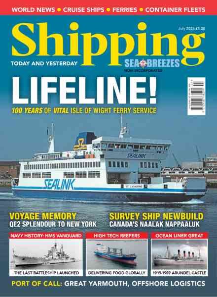 Shipping Today & Yesterday – July 2026 Cover