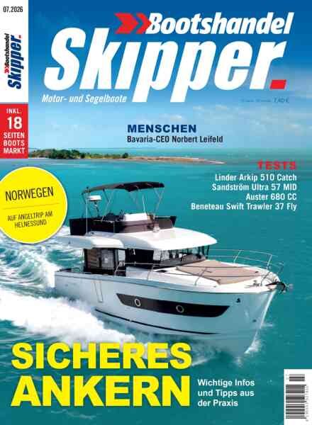 Skipper Bootshandel – Juli 2026 Cover