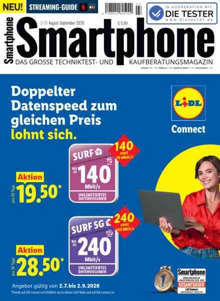 Smartphone Magazin – August-September 2026 Cover