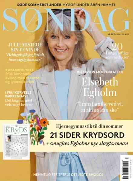 Sondag – 15 Juni 2026 Cover