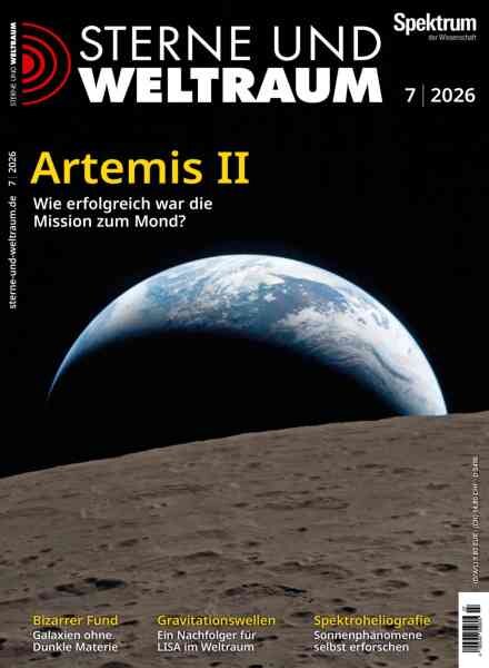 Spektrum Sterne und Weltraum – Juli 2026 Cover