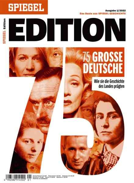 Spiegel Edition – Nr 1 2022 Cover