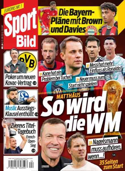 Sport Bild – 10 Juni 2026 Cover