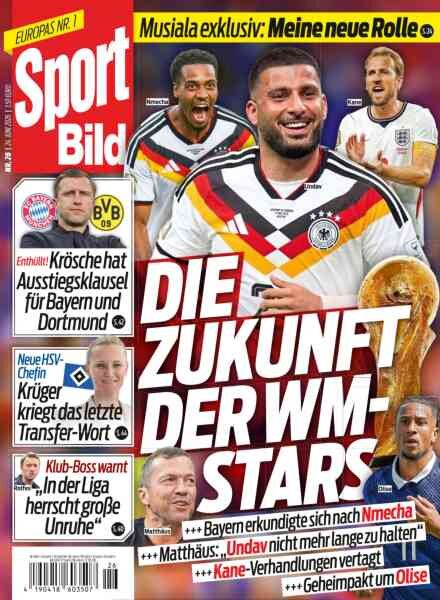 Sport Bild – 24 Juni 2026 Cover