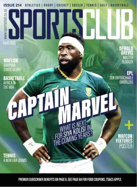 SportsClub Magazine – April 2026 Cover