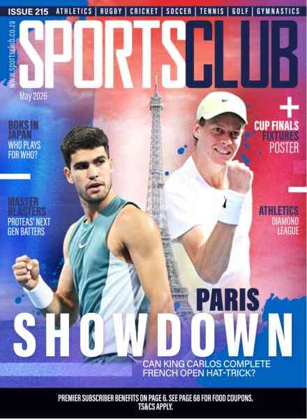 SportsClub Magazine – May 2026 Cover