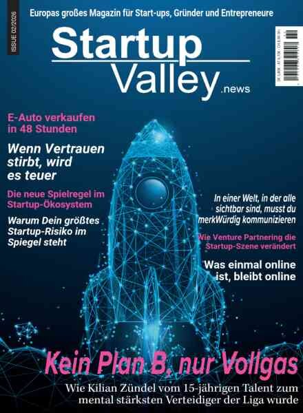 StartupValley – Marz 2026 Cover
