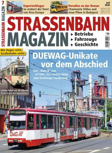 Strassenbahn Magazin – Juli 2026 Cover