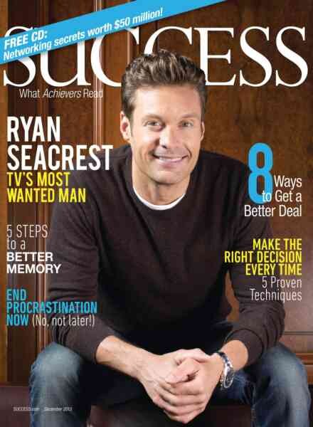 Success – December 2013 Cover