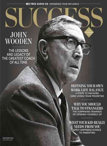 Success – December 2016 Cover