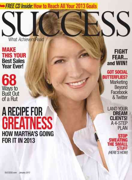 Success – January 2013 Cover