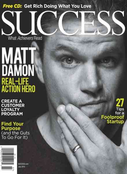 Success – July 2013 Cover