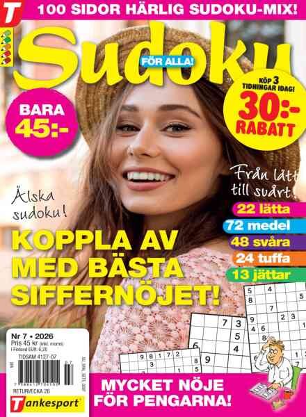 Sudoku for Alla – 10 Juni 2026 Cover