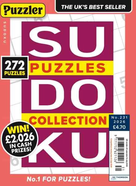 Sudoku Puzzles Collection – 24 June 2026 Cover