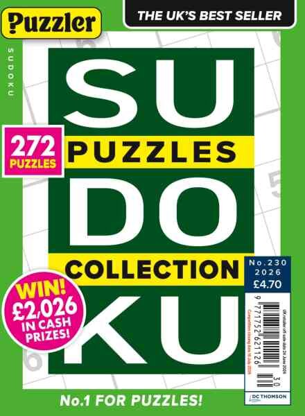 Sudoku Puzzles Collection – 3 June 2026 Cover