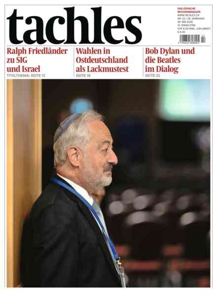 Tachles – 29 Mai 2026 Cover