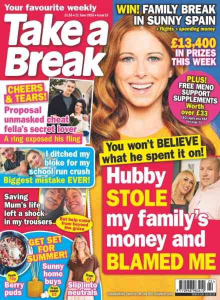 Take a Break Weekly – 11 June 2026 Cover