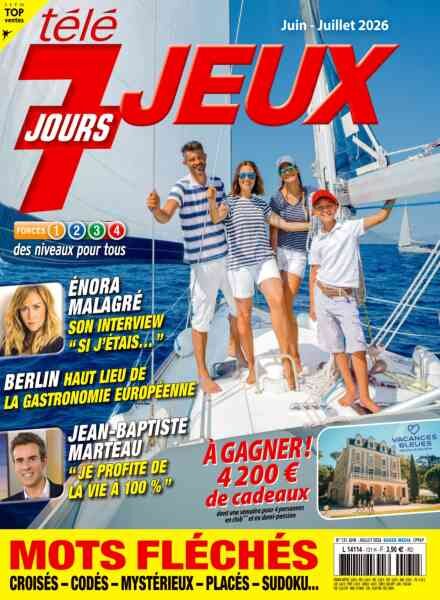 Tele 7 Jours Jeux – Juin-Juillet 2026 Cover