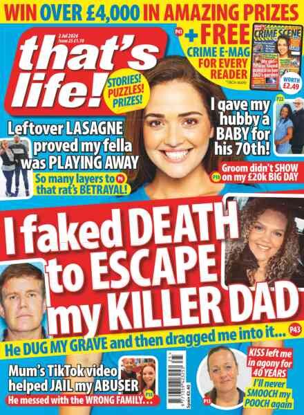 that’s life! UK – 25 June 2026 Cover