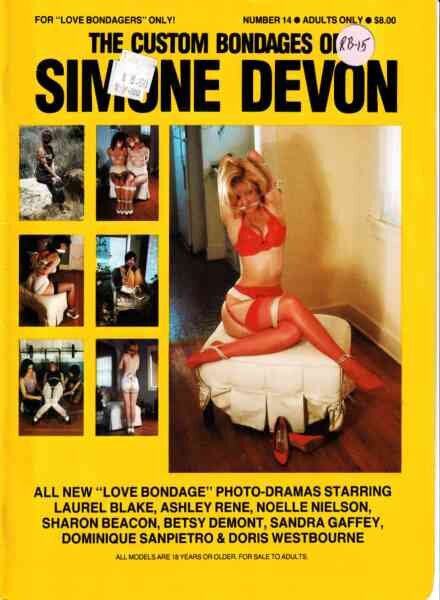 The Custom Bondages of Simone Devon – Number 14 1990 Cover