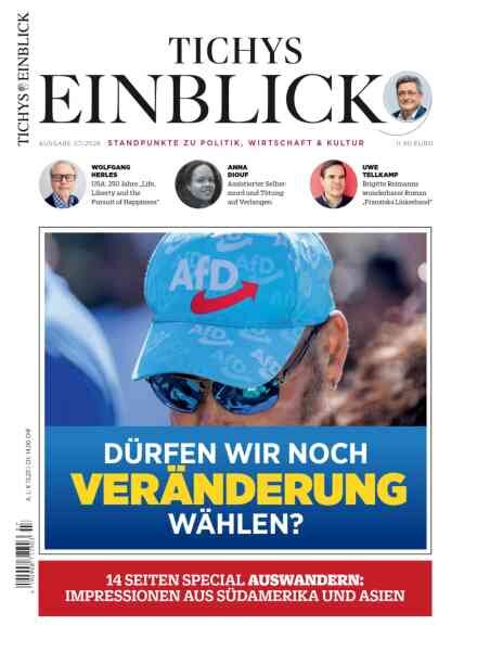 Tichys Einblick – Juli 2026 Cover