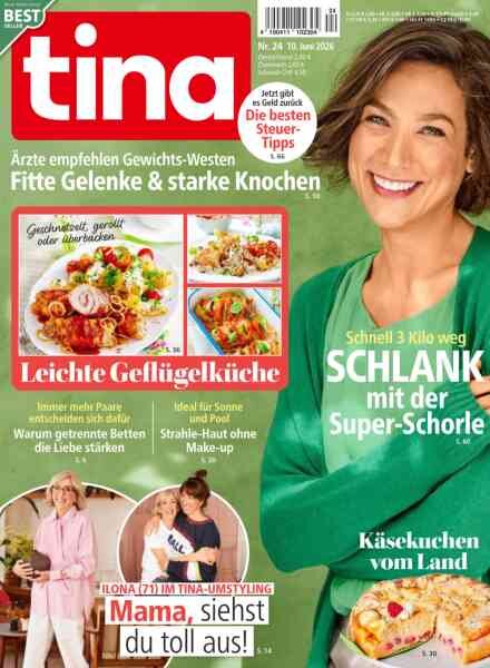 Tina – 10 Juni 2026 Cover