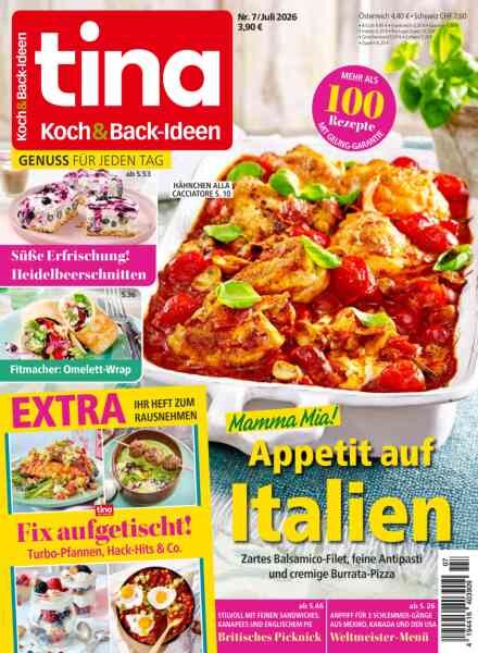 Tina Koch & Backideen – Juli 2026 Cover