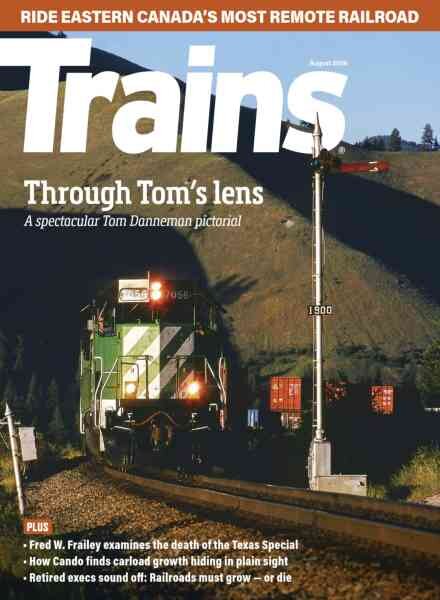 Trains – August 2026 Cover