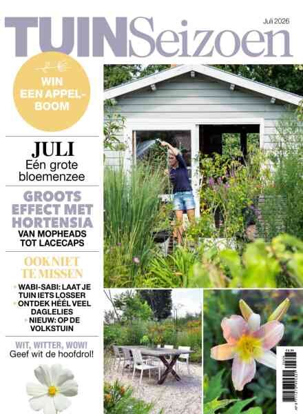 Tuinseizoen – Juli 2026 Cover