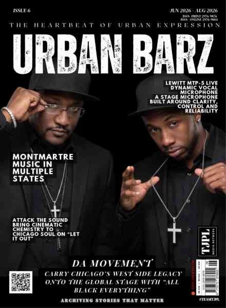 Urban Barz Magazine – June-August 2026 Cover