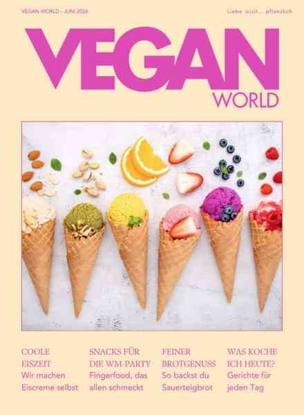 Vegan World – Juni 2026 Cover